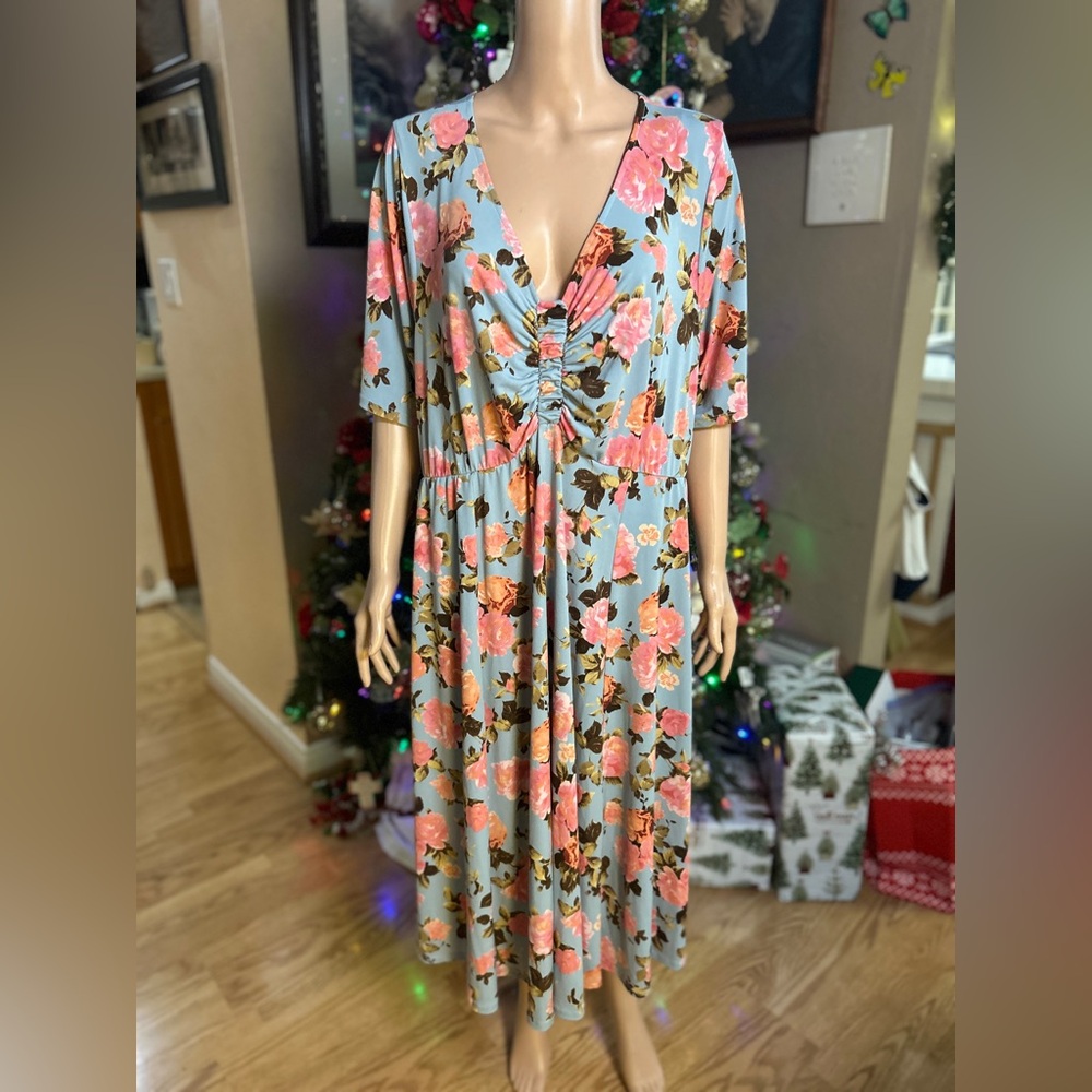 Torrid Multicolor Floral Dress size 3